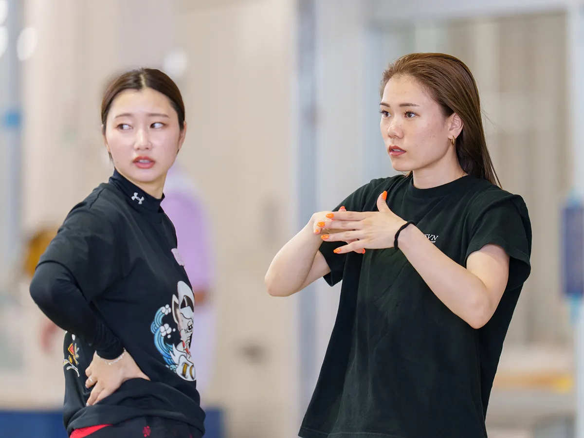 武井莉里佳　藤原早菜